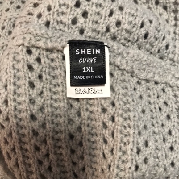 SHEIN Plus Knitted Long Sleeve Top - Picture 3 of 3